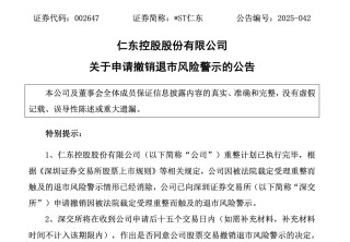 昔日“妖股”，*ST仁东或迎命运反转？