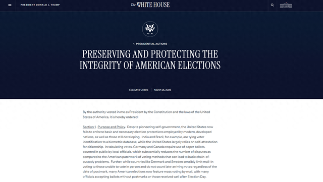 联邦选举大改革？特朗普：若不遵守新规，各州资金恐被叫停！  第1张