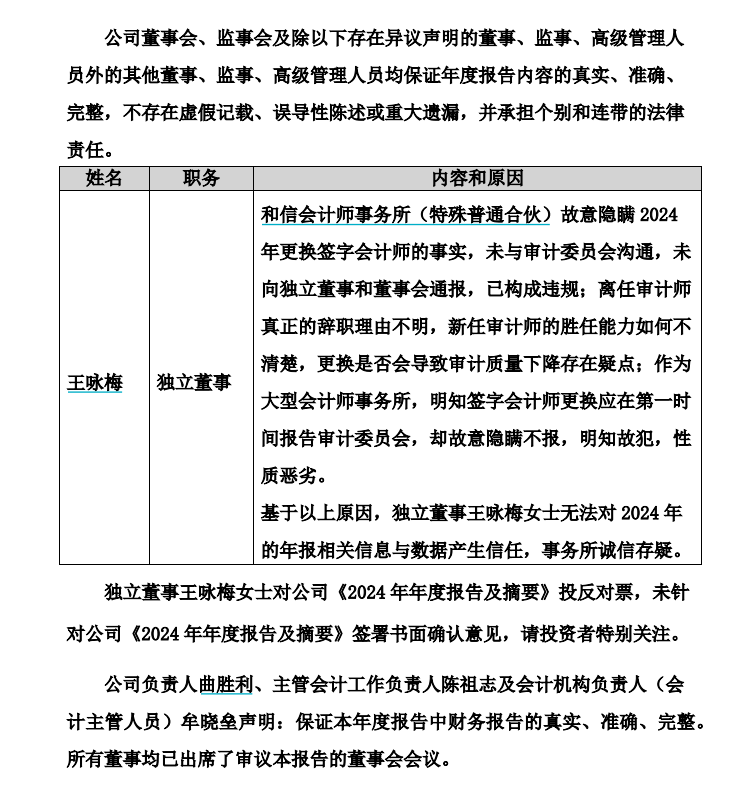恒邦股份独董公开质疑年报真实性 审计机构临阵换人引信任危机  第1张
