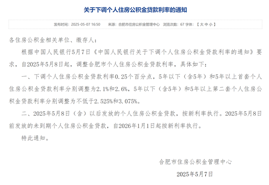 火速执行!这些地方明起下调公积金贷款利率 第4张 火速执行!这些地方明起下调公积金贷款利率 第4张