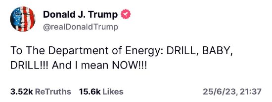 特朗普在社交媒体发文称要“压低油价”并呼吁“钻啊,宝贝,钻啊” 第2张 特朗普在社交媒体发文称要“压低油价”并呼吁“钻啊,宝贝,钻啊” 第2张
