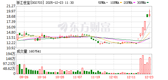 浙江世宝成交额创2023年7月13日以来新高 第1张 浙江世宝成交额创2023年7月13日以来新高 第1张