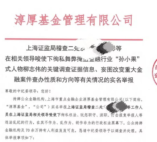 “三次对抗监管”的淳厚基金,内斗闹剧终于落幕 第2张 “三次对抗监管”的淳厚基金,内斗闹剧终于落幕 第2张