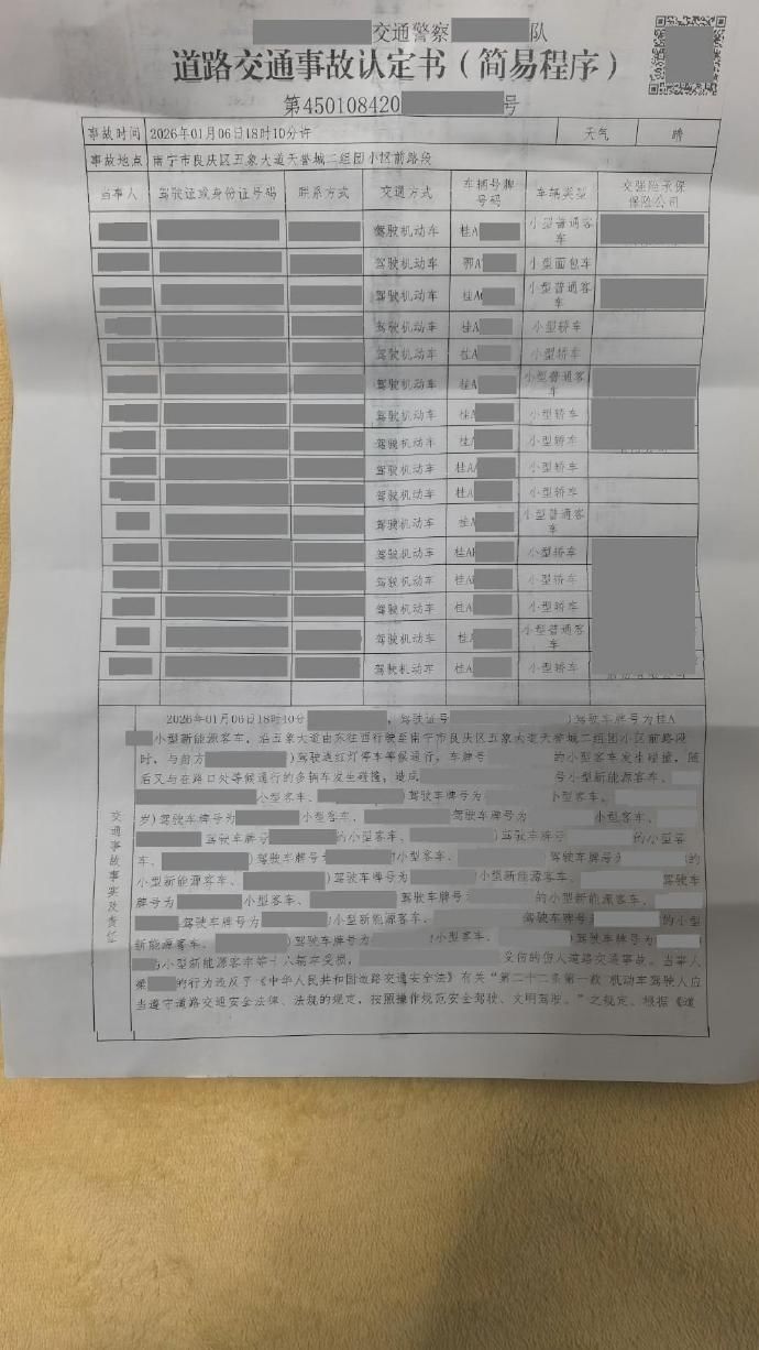 阿维塔回应“广西南宁15车连撞事故”:事故原因为驾驶员导致,辅助驾驶功能未激活 第3张 阿维塔回应“广西南宁15车连撞事故”:事故原因为驾驶员导致,辅助驾驶功能未激活 第3张