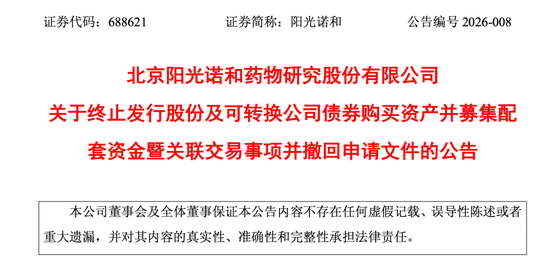 市场环境变化，688621，终止重大资产重组！  第1张