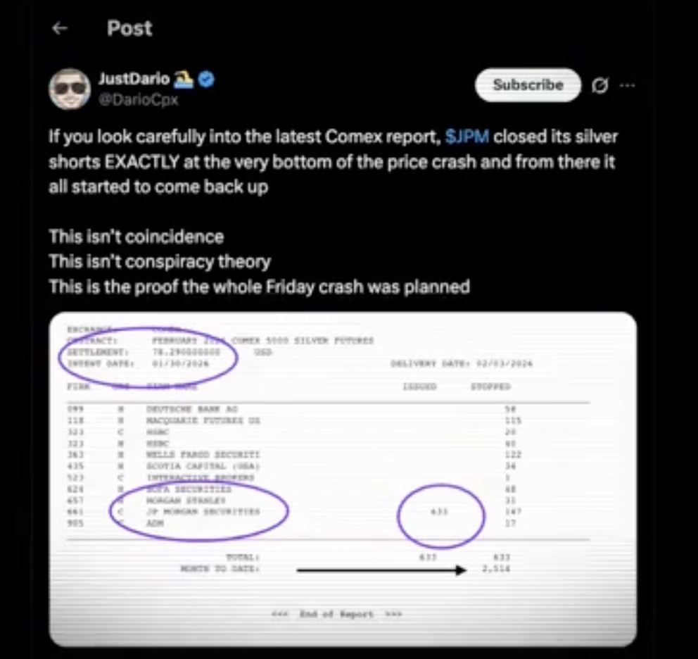 这次白银暴跌是人为操纵的？  第4张