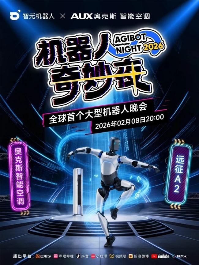 今晚8:00全球首个机器人晚会开播,看直播抢大奖! 第1张 今晚8:00全球首个机器人晚会开播,看直播抢大奖! 第1张