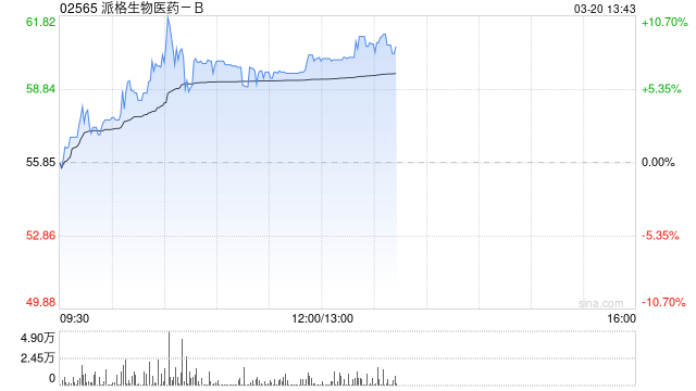 派格生物医药-B午前涨逾8% 获腾瑞制药百亿目标订单及1.4亿港币权益金 第1张 派格生物医药-B午前涨逾8% 获腾瑞制药百亿目标订单及1.4亿港币权益金 第1张