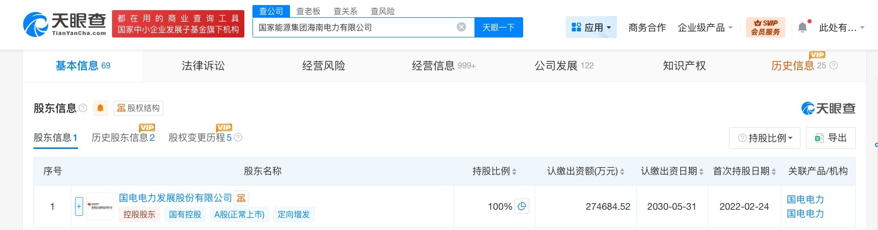 国家能源集团海南电力公司增资至27.5亿 增幅约20% 第2张 国家能源集团海南电力公司增资至27.5亿 增幅约20% 第2张