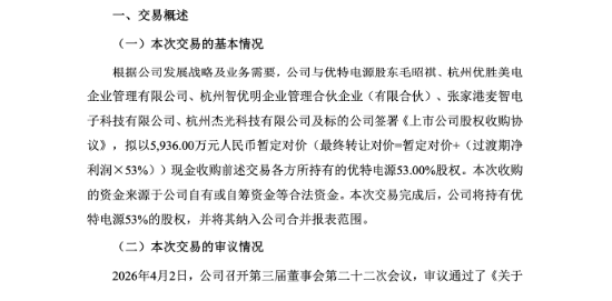 大疆供应商豪江智能5936万元收购杭州优特电源，借高端LED驱动电源打开海外高端照明市场 | 长三角资本局  第2张